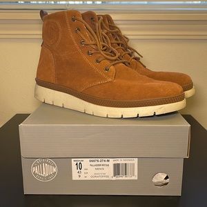 Palladium Men’s Pallasider Suede Mid Hi-Top Trainers Size 10